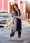 Gulmohar By Kadlee Rayon Kurti With Bottom Dupatta 